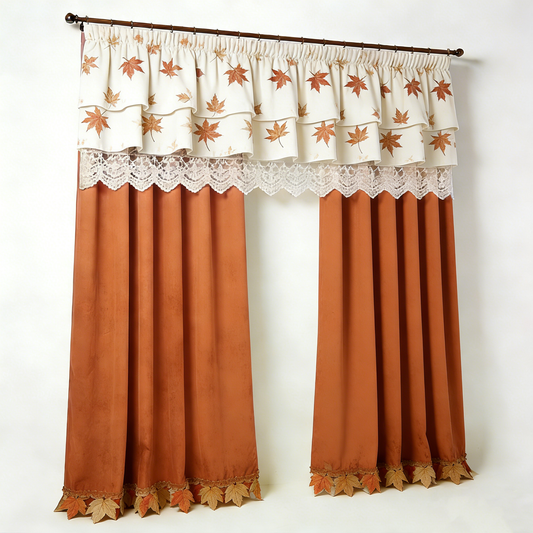 Autumn Maple Leaf Curtains