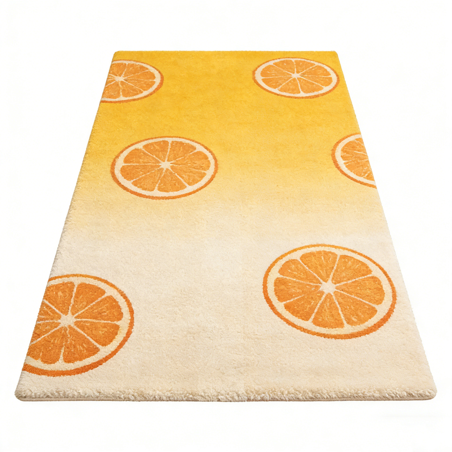 Orange Slice Gradual Rug